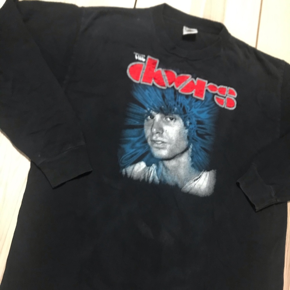 Vintage The Doors L/S Front Back‎ Print Size L
